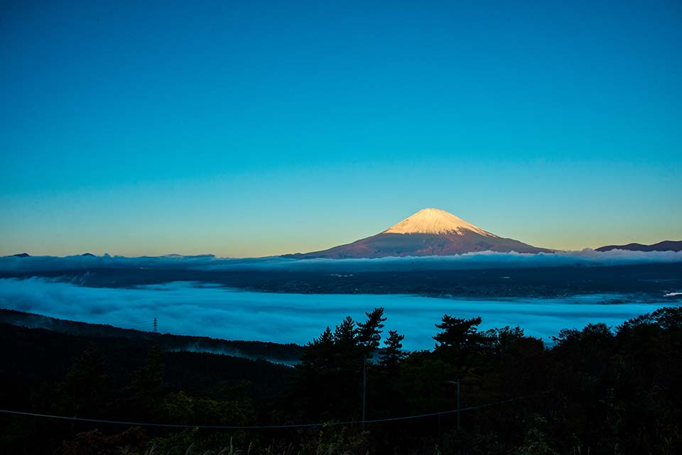 足柄峠から望む富士山