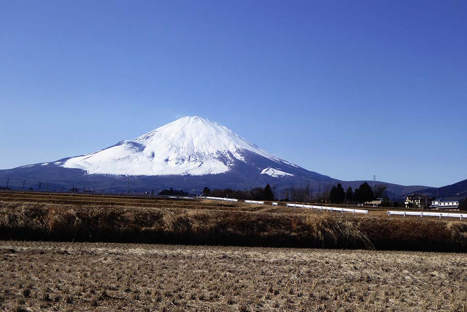 県道150号からの富士山